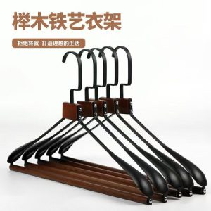 Wooden Iron Hanger Set