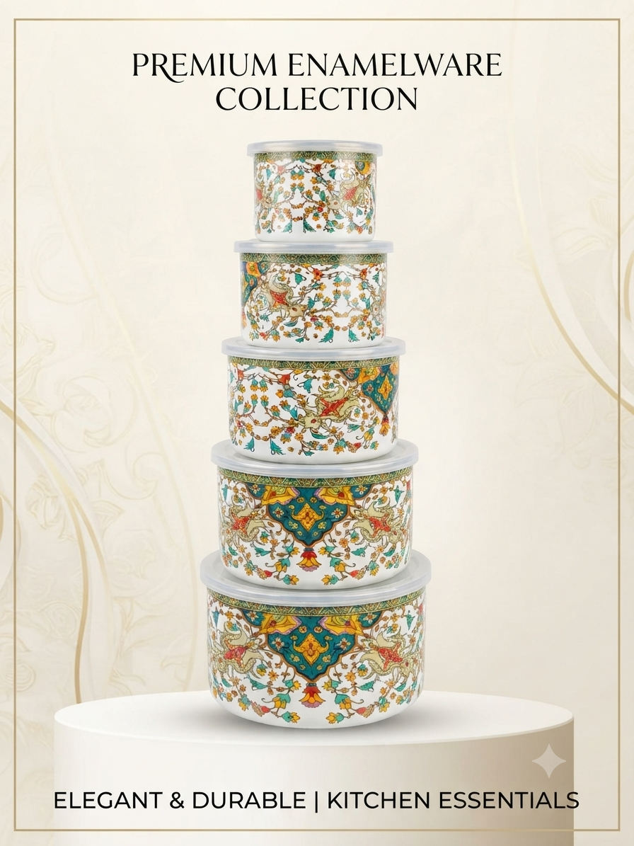 Royal Flora Enamel Set