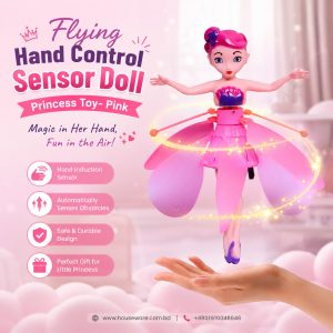 Flying Hand Control Sensor Doll – Princess Toy (Pink)
