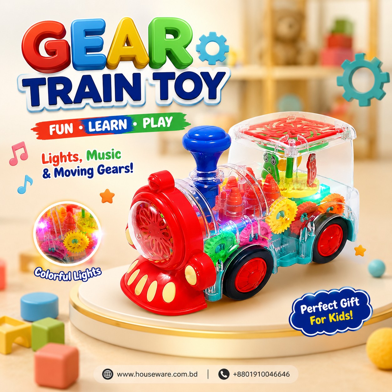 Gear Train Toy
