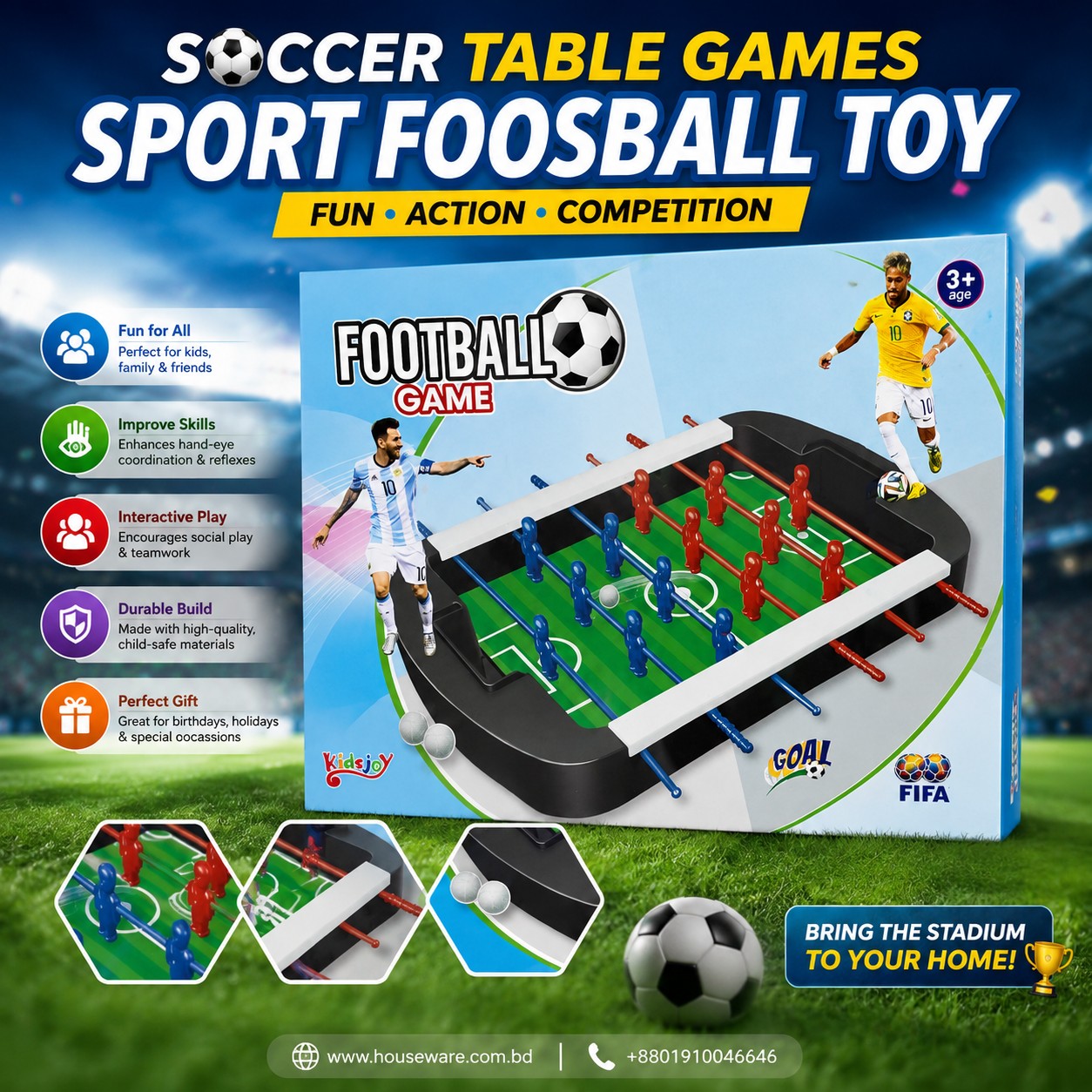 Soccer Table Games Sport Football Toy