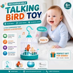 Rechargeable Talking Bird Toy
